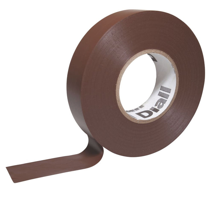 Ruban isolant Diall marron 33m x 19mm