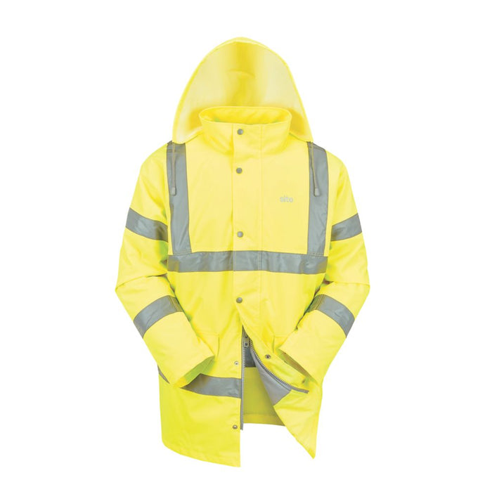 Site Shackley, chaqueta de alta visibilidad, amarillo, talla XXL (pecho 60")