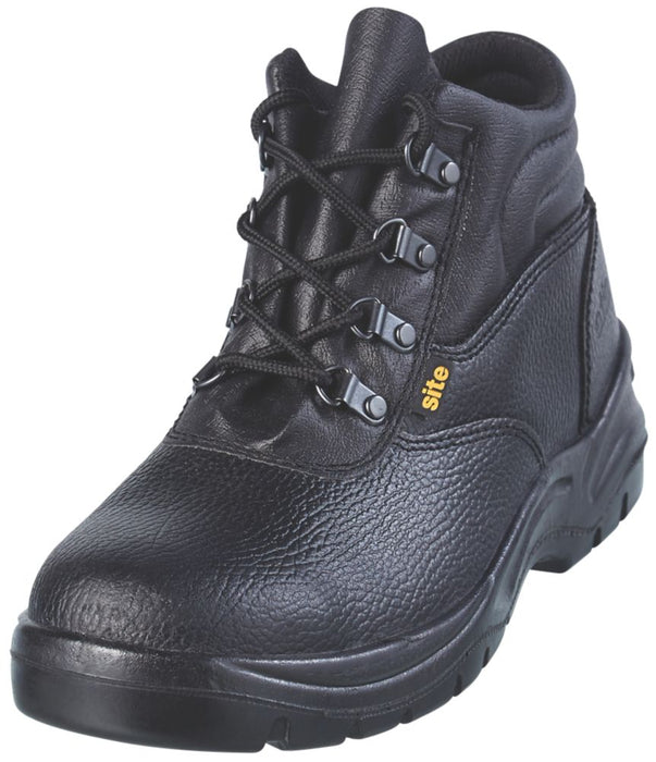 Site Slate, botas de seguridad, negro, talla 12