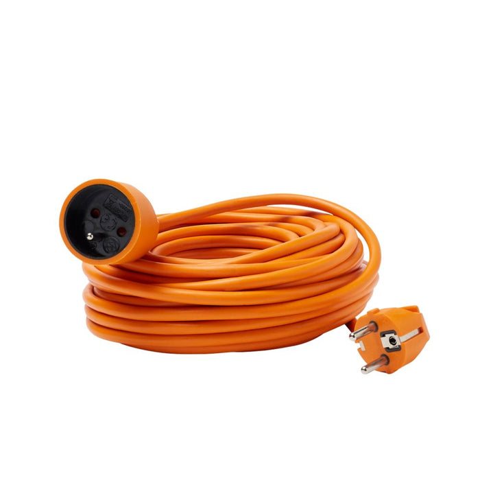 16A 1-Gang Unswitched  Extension Lead Orange 15m