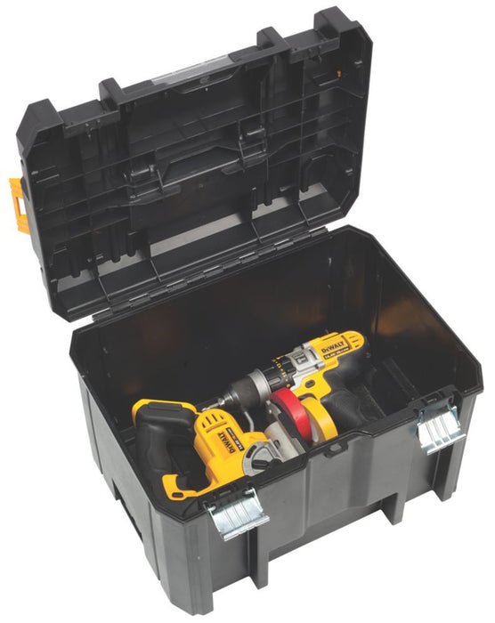 Carro de taller DeWalt TSTAK de tres niveles