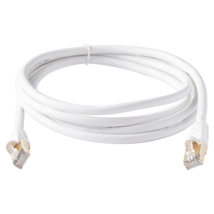Cable Ethernet RJ45 Cat 6 sin apantallar, blanco, 2 m