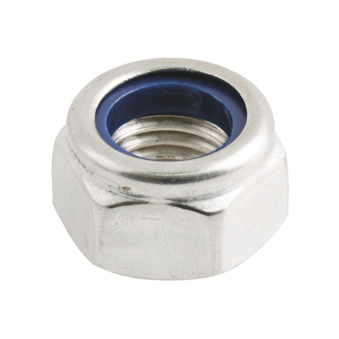 Easyfix A2 Stainless Steel Nylon Lock Nuts M16 10 Pack