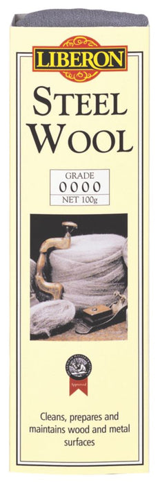 Liberon Grade 0000  `Ultra Fine Grade 0000 Steel Wool 100g