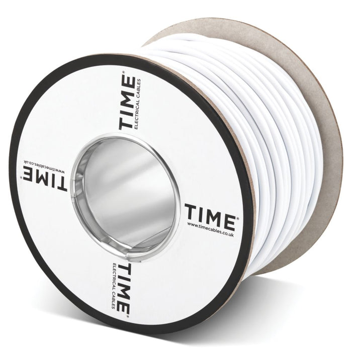 Time White 8-Core Alarm Cable 50m Drum