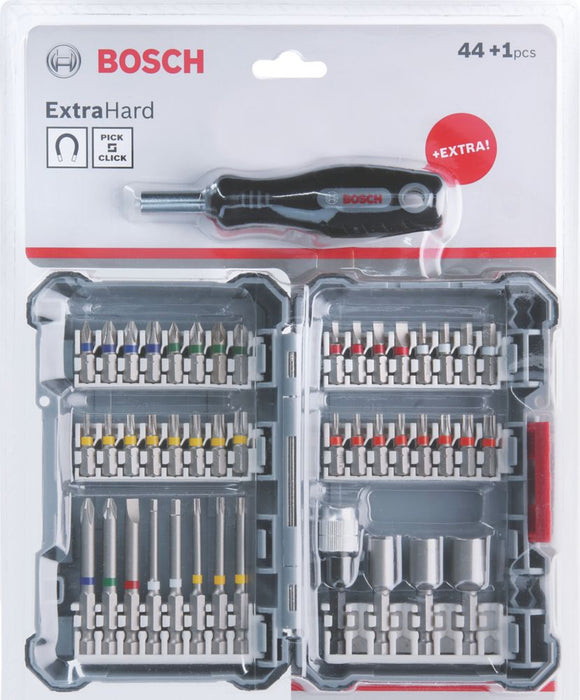 Zestaw końcówek mieszanych Bosch Professional z trzonkiem sześciokątnym 1/4″ (44 szt.)