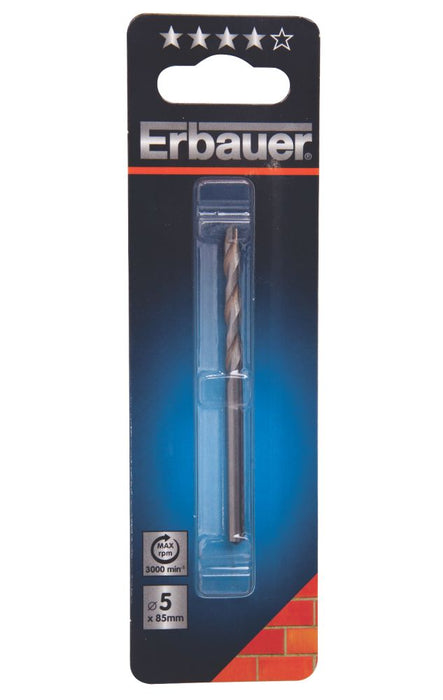 Erbauer   Straight Shank Masonry Drill Bit 5 x 85mm