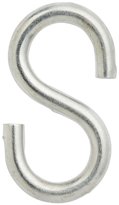 Diall - Ganchos en S zincados, 35 x 4 mm, pack de 4