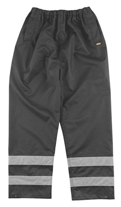 Surpantalon de travail imperméable Shoal Site, noir, taille M, longueur 81 cm