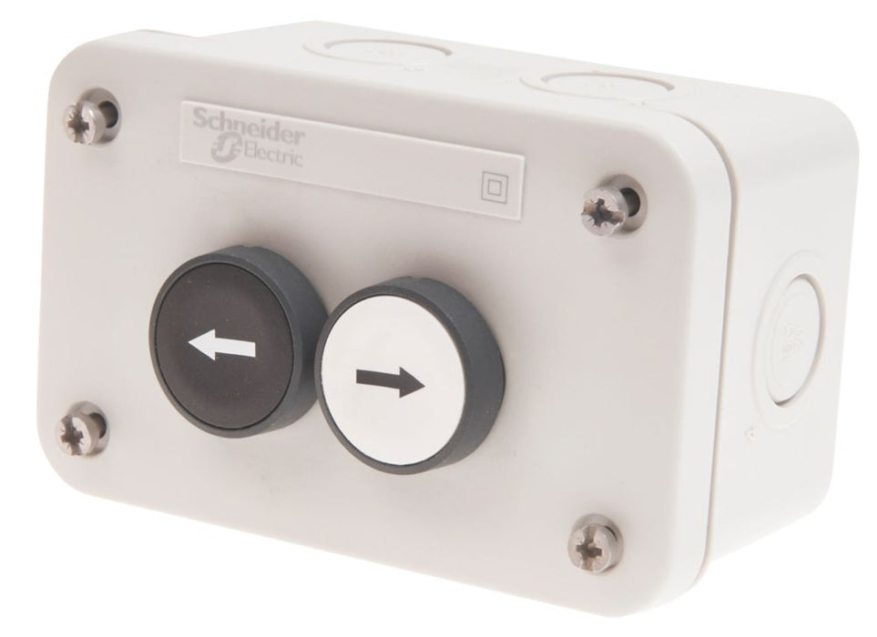 Schneider Electric XALE2221 Double Pole Flush Push-Button Complete Control Station NO