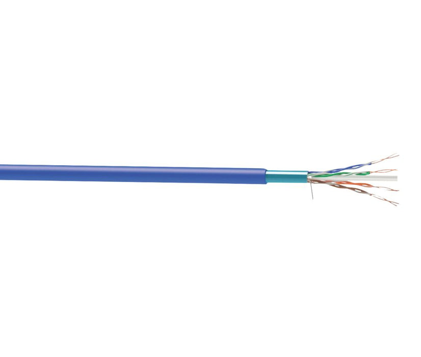 Time - Cable Ethernet sin apantallar Cat 6 gris, 4 pares y 8 conductores, rollo de 50 m