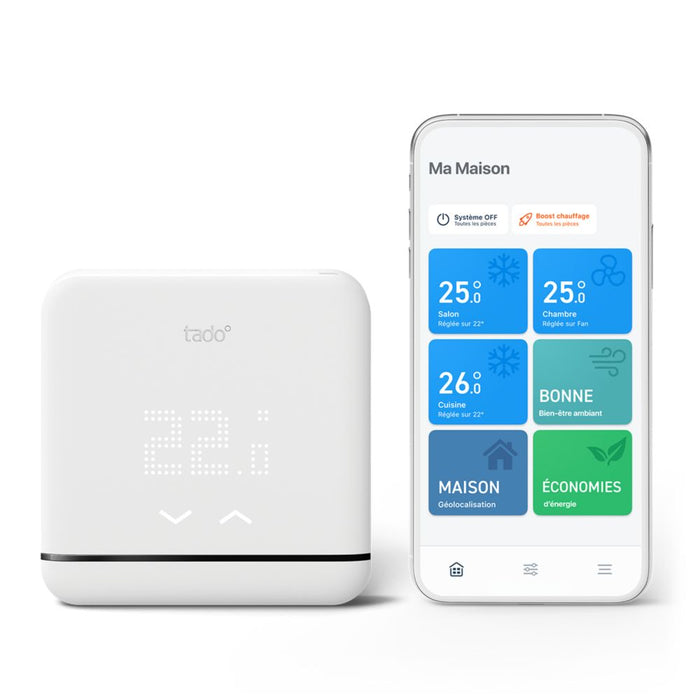 Thermostat intelligent sans fil Tado pour climatisation V3+