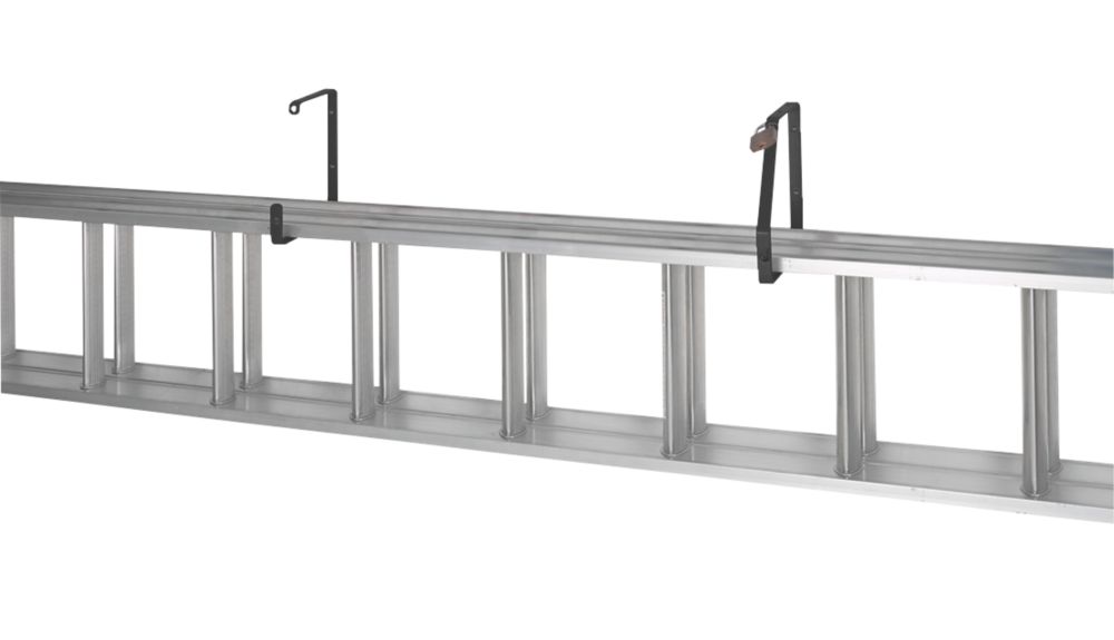Mac Allister Lockable Ladder Storage Hooks — Screwfix EU