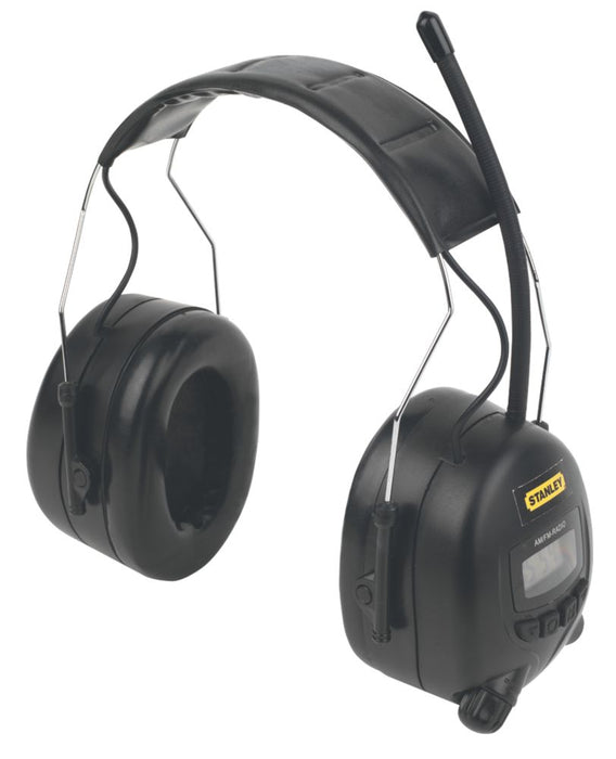 Stanley SY360, protectores auditivos con radio AM/FM, SNR de 31 dB