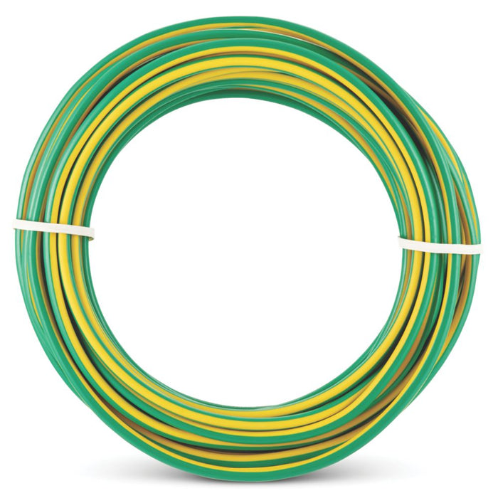 Time - Cable de conducto 6491X, 1 conductor, 10 mm², verde/amarillo, bobina de 10 m