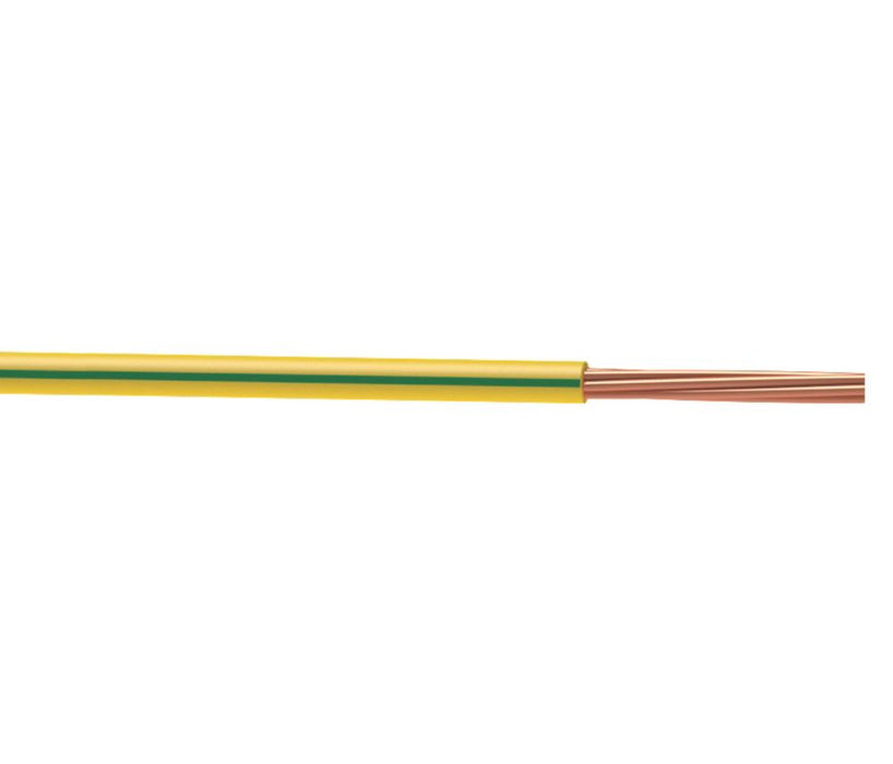 Time 6491X GreenYellow 1-Core 10mm² Conduit Cable 10m Coil