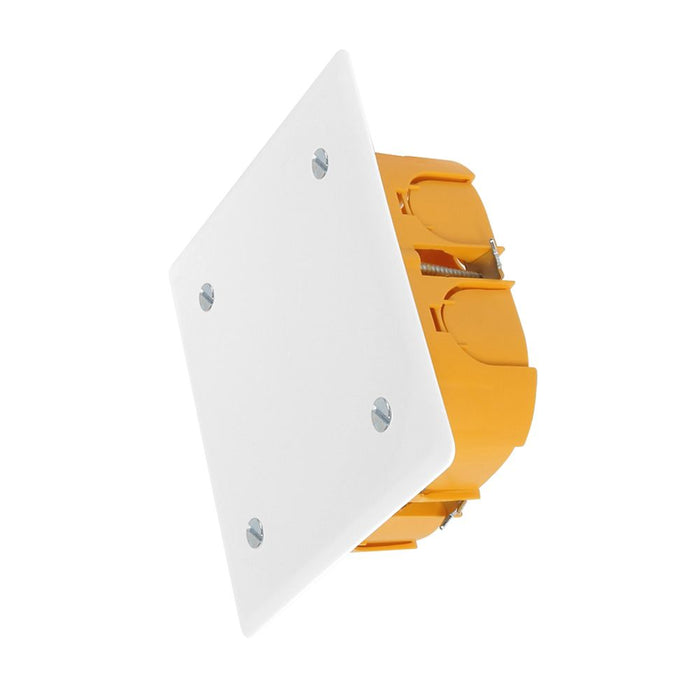 10-Entry Square Recessed Junction Box for Drywall