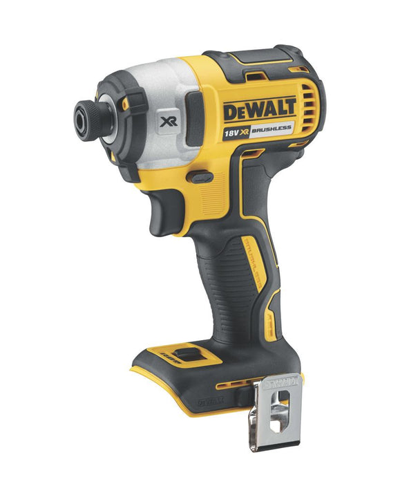 Atornillador de impacto inalámbrico sin escobillas DeWalt DCF887N-XJ de 18 V para uso con batería XR de iones de litio - Sin batería