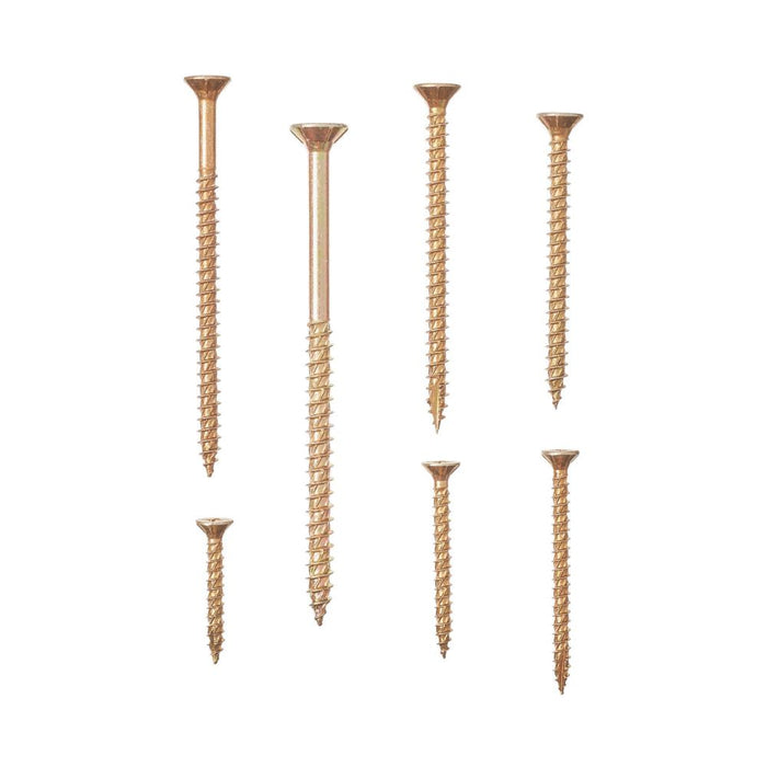 TurboGold  PZ Double-Countersunk Wood Screws 1000 Pieces