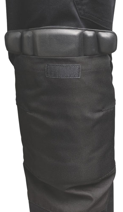 Pantalon de travail multi-poches Site Tesem noir, tour de taille 36" et longueur de jambe 32" 