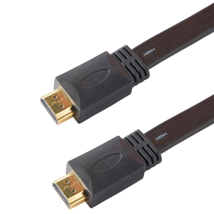 Cable HDMI con clavija dorada en ángulo, 4K, 5 m