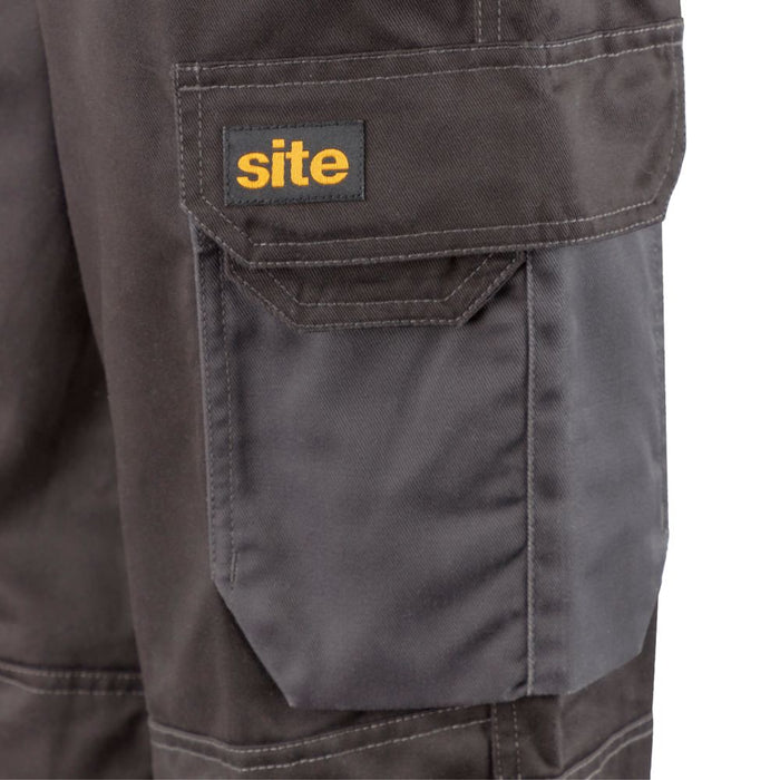 Site Coppell, pantalón con bolsillos de pistolera, negro/gris (cintura 34", largo 32")