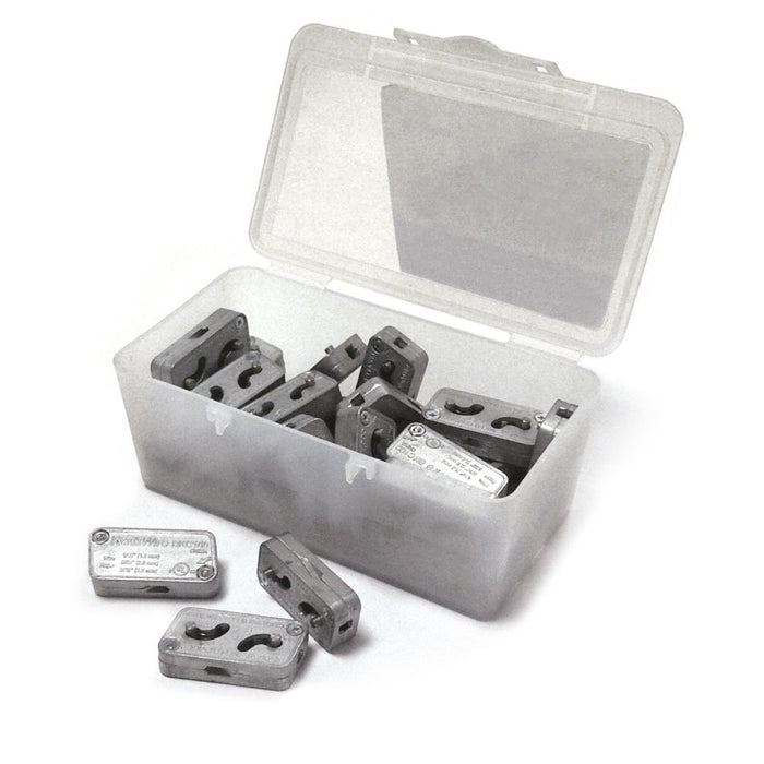 Capri - Pack de 30 bloqueos de cable de suspensión, 2,5 mm