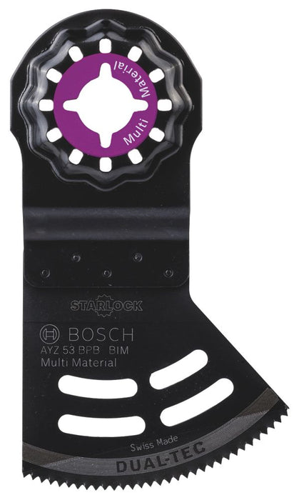 Bosch, hoja de corte por inmersión multimaterial AYZ 53 BPB de 53 mm