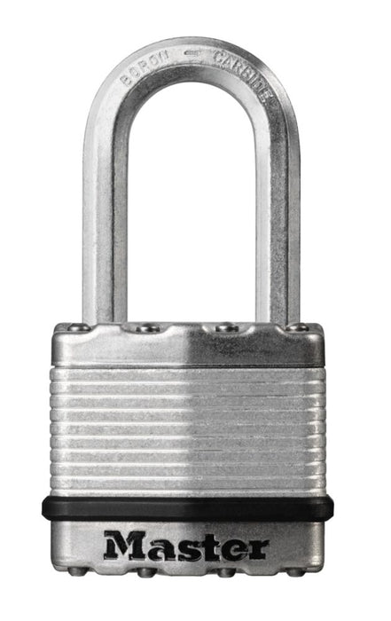 Master Lock Excell - Candado de acero laminado resistente a la intemperie de 45 mm