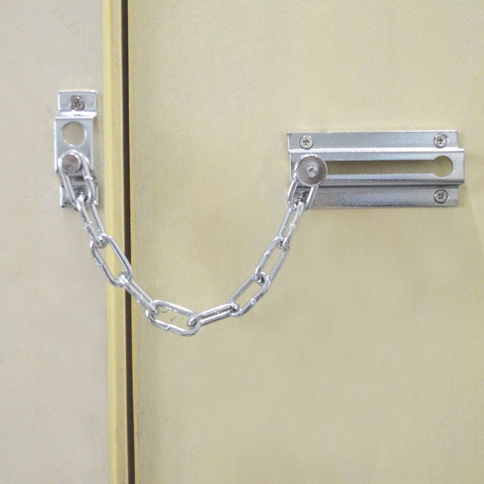 Smith & Locke - Cadena de seguridad para puerta, cromado pulido, 86 mm