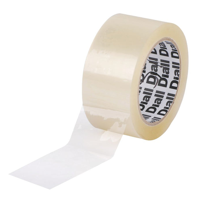 Diall Packaging Tape Clear 100m x 50mm