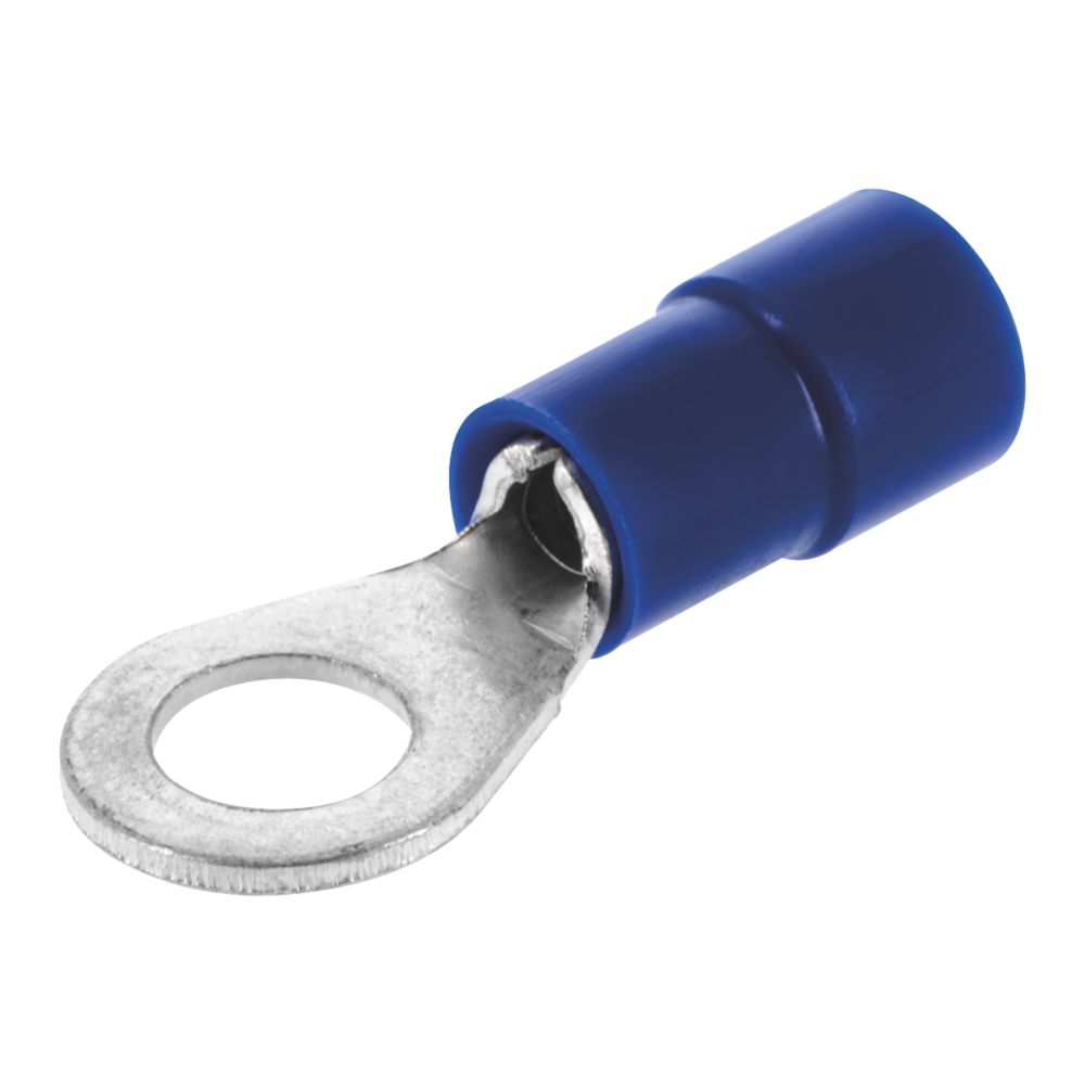 Klauke Insulated Blue 9mm Ring Crimp Terminal 100 Pack — Screwfix EU
