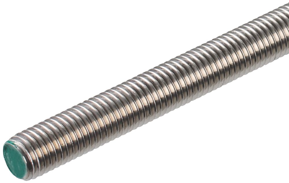 Easyfix A2 Stainless Steel Threaded Rods M12 x 1000mm 5 Pack — Screwfix EU