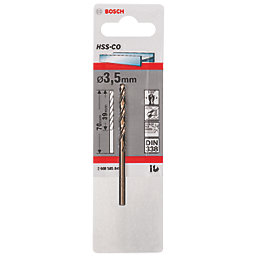 Bosch Twist Cobalt 2608585845 Straight Shank HSS Drill Bit 3.5 x 70mm