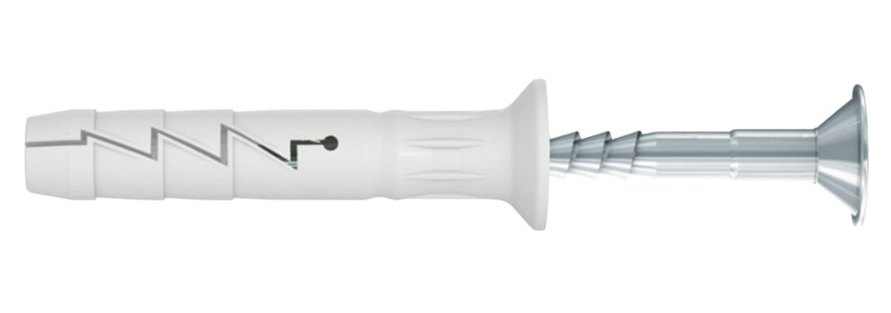 Rawlplug Nylon Hammer-In Fixings 8mm x 120mm 50 Pack