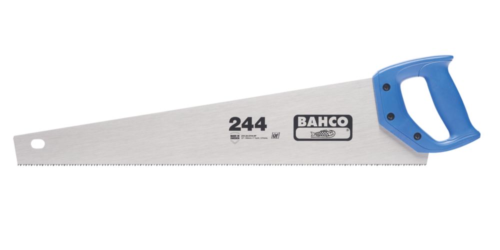 Bahco - Sierra de mano para madera de 7 dientes por pulgada, 22" (550 mm)