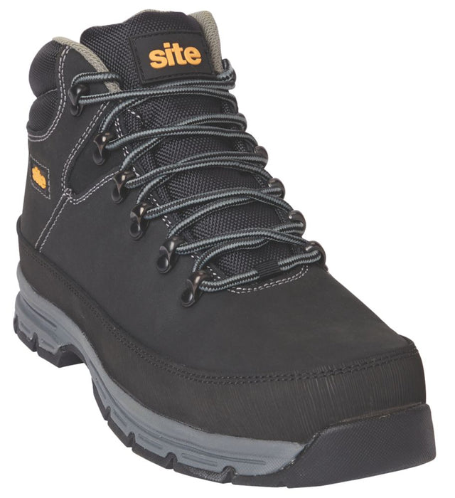 Site Bronzite   Safety Boots Black Size 8
