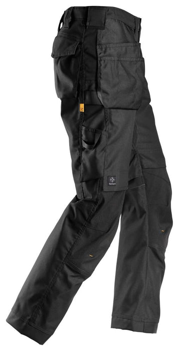 Spodnie elastyczne Snickers AllroundWork Canvas+ czarne W41 L32