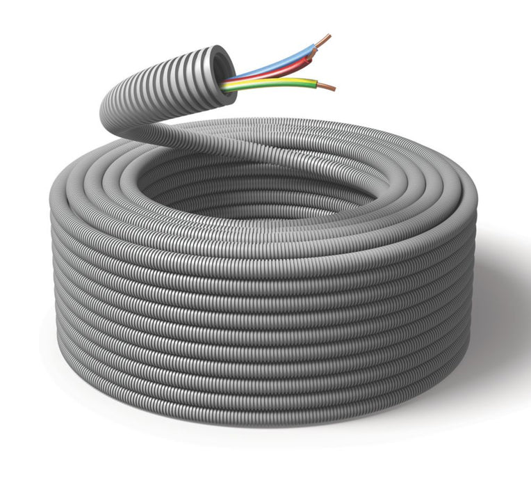 Pre-Wired 3G1.5 Flexible Conduit 16mm x 100m