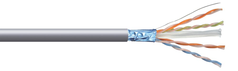 Time - Cable Ethernet sin apantallar Cat 6 gris, 4 pares y 8 conductor ...