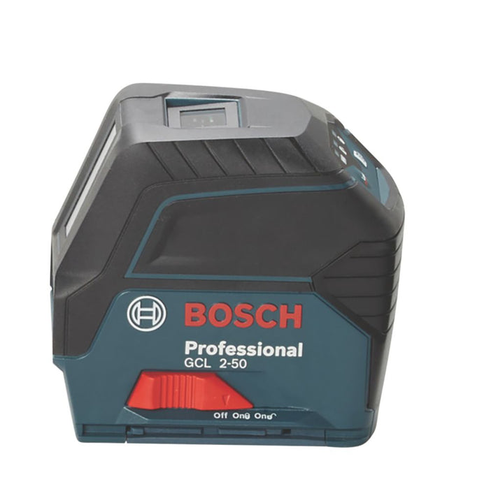 Niveau laser en croix Bosch Professional GCL 2-50 avec récepteur LR6