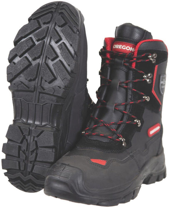 Buty robocze bezpieczne dla pilarzy Oregon Yukon czarne rozmiar 13 (48)