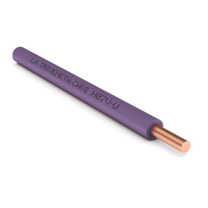 H07VU Purple 1-Core 1.5mmÂ² Conduit Cable 100m Coil