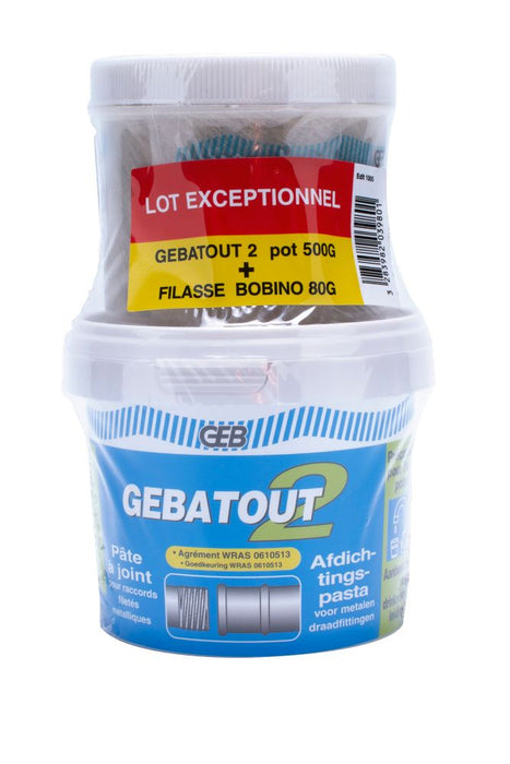 Uszczelniacz i opakowanie uzupełniające GEB Gebatout 2, 500 + 80 g