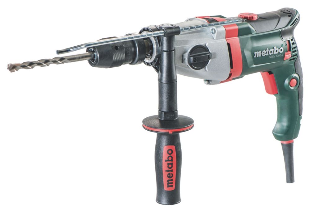 Metabo - Taladro percutor eléctrico SBEV 1300-2, 2,8 kg, 220-240 V