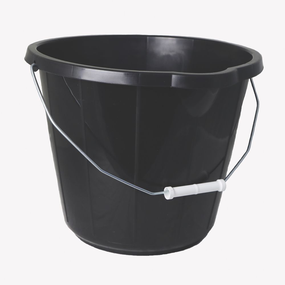 Plastic Builders Bucket 14Ltr — Screwfix EU