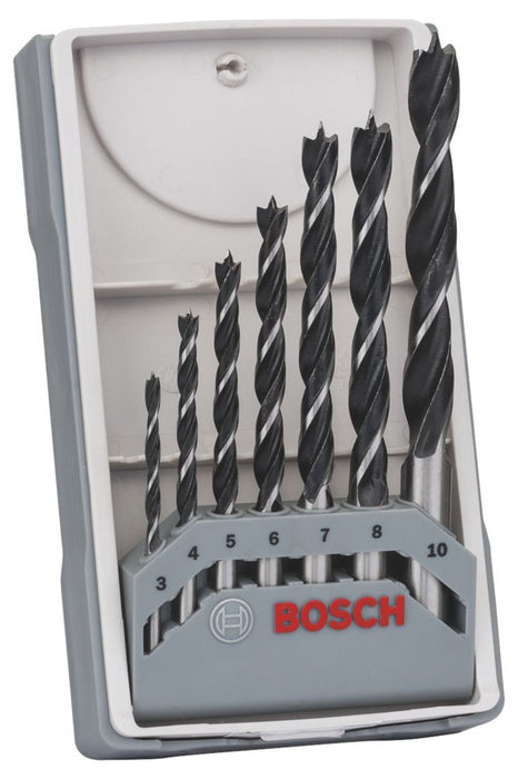Bosch Brad Point Wood Drill Bits 7 Piece Set