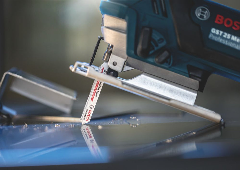 Bosch Expert  Sheet Stainless Steel Jigsaw Blade 83mm 3 Pack