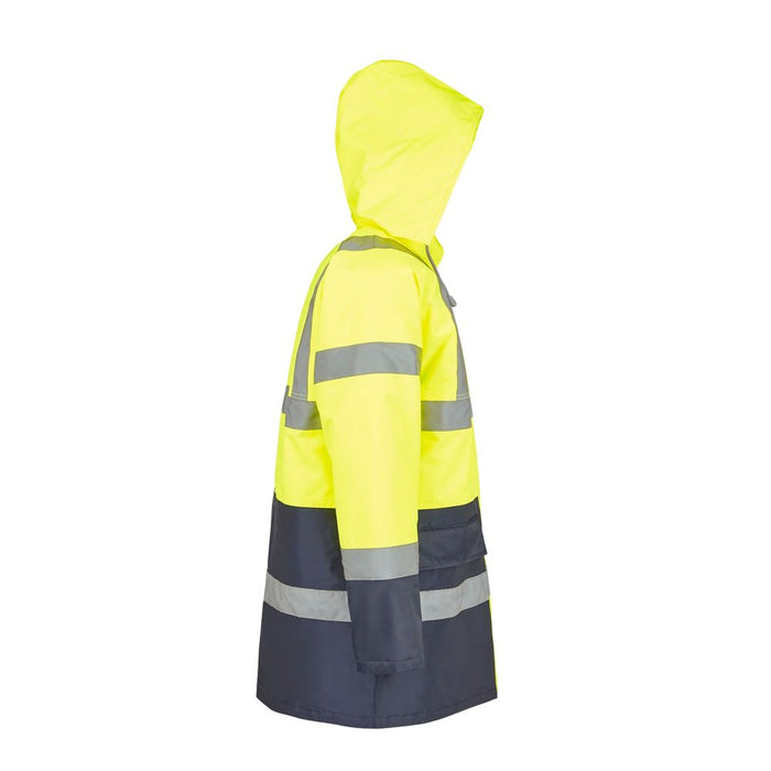 Site Shackley, chaqueta de alta visibilidad, amarillo/azul marino, talla L (pecho 54")