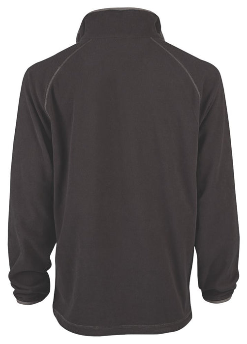 Bluza z mikropolaru zakładana przez głowę Site Beech czarna M obwód klatki piersiowej 110 cm